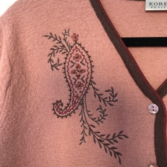 Koret petite Cardigan.Sweater Jacket Sz M - Picture 3 of 7